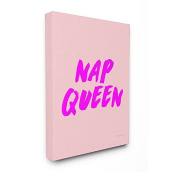Stupell Home Decor Nap Queen Canvas Wall Art