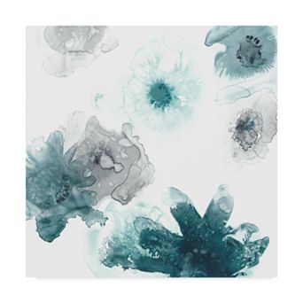 Trademark Fine Art Floating Indigo I Wall Art - Size: 35 x 35