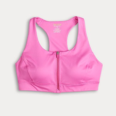 Women's Tek Gear® Ultrastretch Medium Support Zip Front Sports Bra