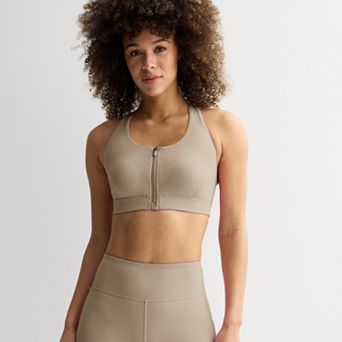 Women's Tek Gear® Ultrastretch Medium Support Zip Front Sports Bra