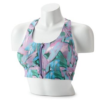 Women's Tek Gear® Ultrastretch Medium Support Zip Front Sports Bra