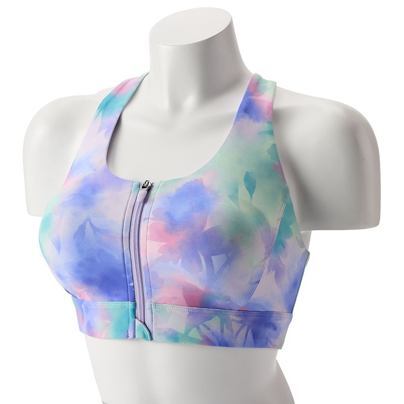 Women's Tek Gear® Ultrastretch Medium Support Sports Bra, Size: XS, Pink Watercolor