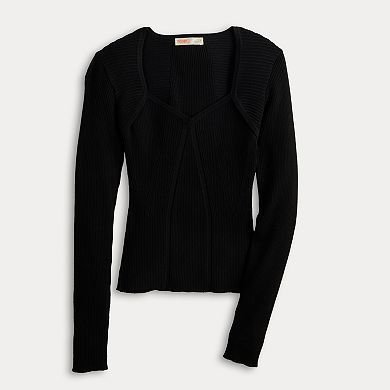 Women's INTEMPO™ Sweetheart Ribbed Sweater