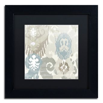 Trademark Fine Art Beach Curry I Black Framed Wall Art