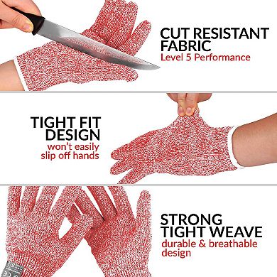 Zulay Kitchen Cut Resistant Gloves