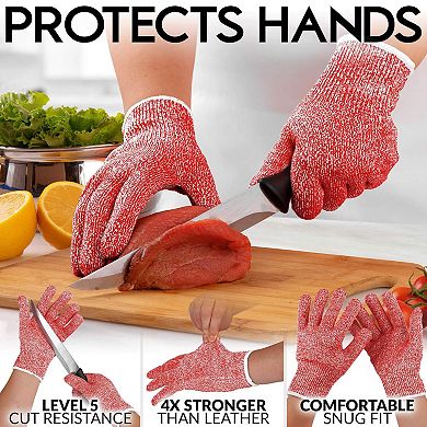 Zulay Kitchen Cut Resistant Gloves