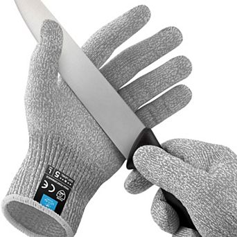 Zulay Kitchen Cut Resistant Gloves Food Grade Level 5 Protection