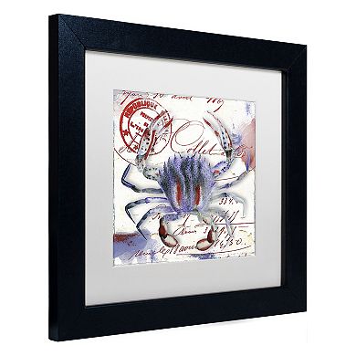 Trademark Fine Art Oceania II Black Framed Wall Art