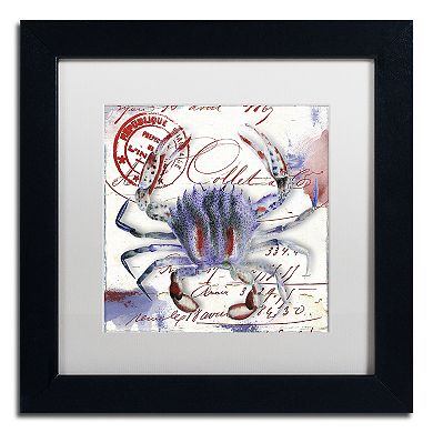 Trademark Fine Art Oceania II Black Framed Wall Art