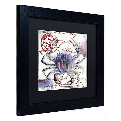 Trademark Fine Art Oceania II Black Framed Wall Art