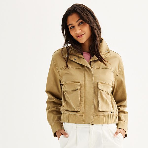 Petite Sonoma Goods For Life® Utility Bomber Jacket