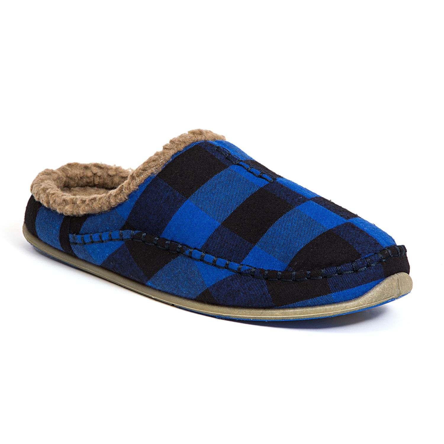 Faux Shearling Slippers Men display picture 2