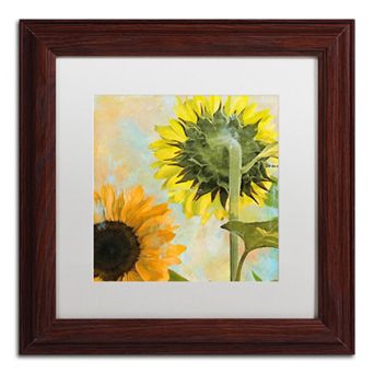 Trademark Fine Art Soleil II Framed Wall Art - Size 16x16