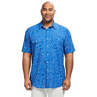 Big & Tall IZOD Sunshield Performance Button-Down Shirt