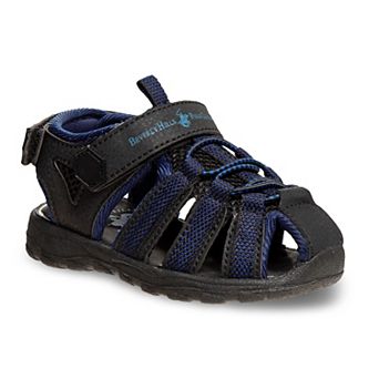 Beverly Hills Polo Club Little Kid Boy's Hook-and-Loop Tape Sport Sandals