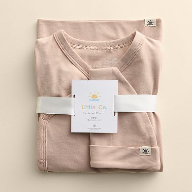 Baby Little Co. by Lauren Conrad 3-Piece Bodysuit, Pants & Hat Set