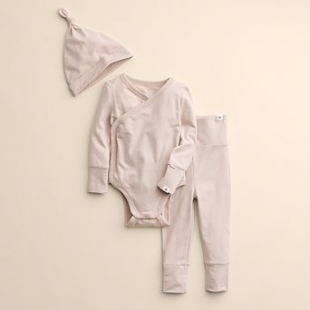 Baby Little Co. by Lauren Conrad 3 pc Bodysuit, Pants & Hat Set