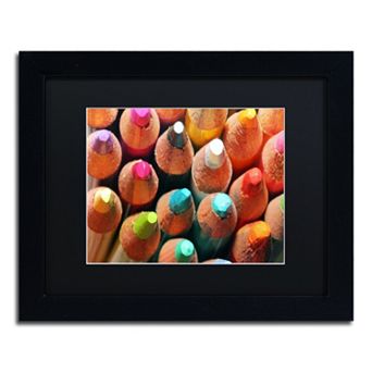 Trademark Fine Art Pencils Black Framed Wall Art - Size 11x14