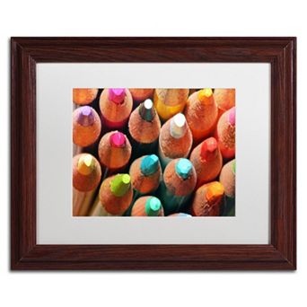 Trademark Fine Art Pencils Framed Wall Art - Size 16x20