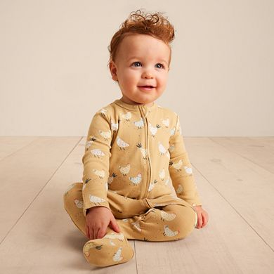 Baby Little Co. by Lauren Conrad Zip-Up Footed Pajamas