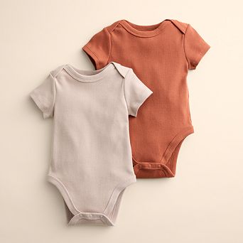 Baby Little Co. by Lauren Conrad 2-Pack Short Sleeve Bodysuits
