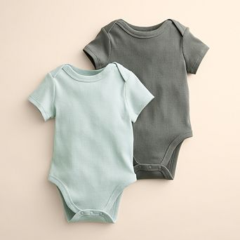 Baby Little Co. by Lauren Conrad 2-Pack Short Sleeve Bodysuits