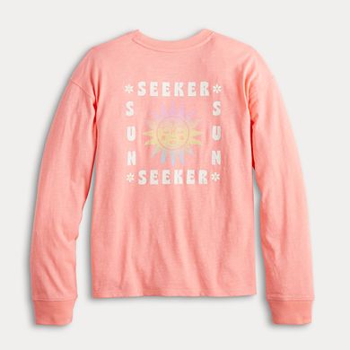 Girls 6-20 & Plus Size SO® Long Sleeve Oversized Tee
