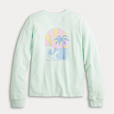 Girls 6-20 & Plus Size SO® Long Sleeve Oversized Tee