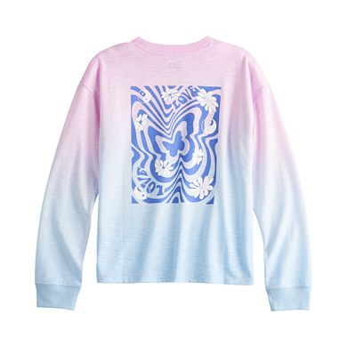 Girls 6-20 & Plus Size SO® Long Sleeve Oversized Tee