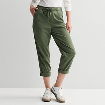 Petite Sonoma Goods For Life® Easy Paper Bag Waist Capri Pants