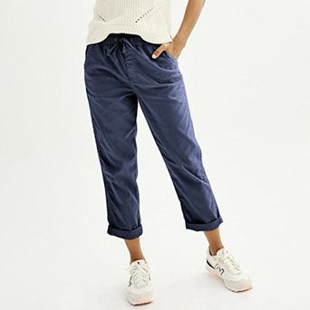 Petite Sonoma Goods For Life® Easy Paper Bag Waist Capri Pants