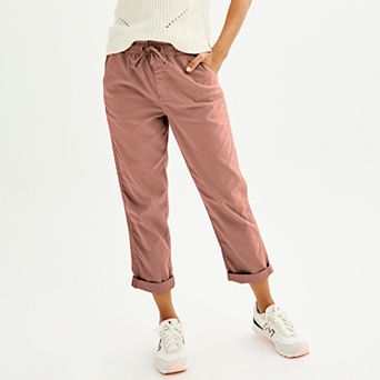 Petite Sonoma Goods For Life® Easy Paper Bag Waist Capri Pants
