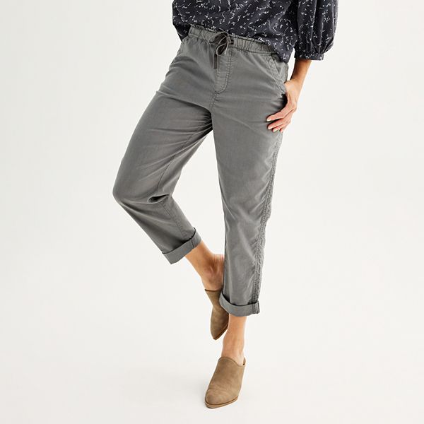 Sonoma White Capris & Cropped Pants