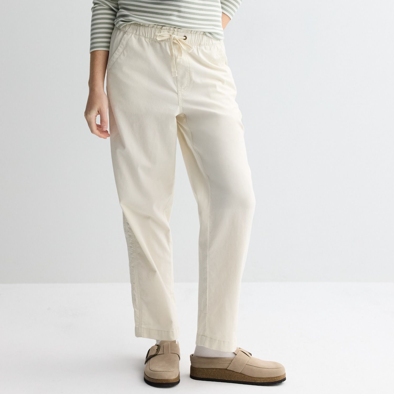 Petite Sonoma Goods For Life® Easy Paper Bag Waist Capri Pants