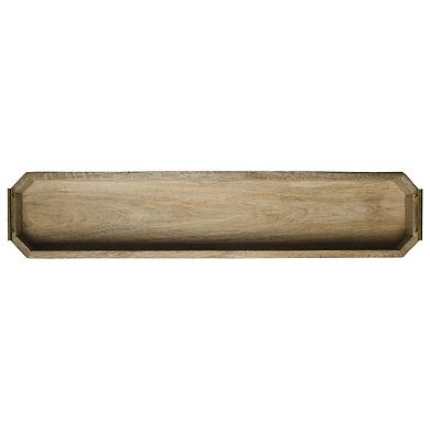 Home Essentials 39-in. Mango Wood Decorative Tray