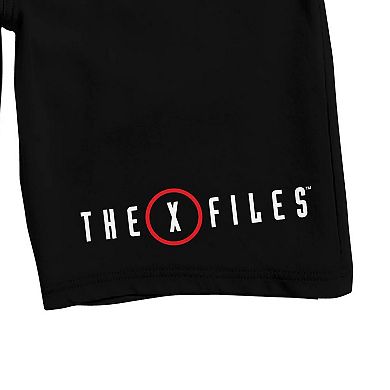 Men's The X-Files Title Logo Pajama Shorts