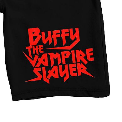 Men's Buffy The Vampire Slayer Title Logo Pajama Shorts