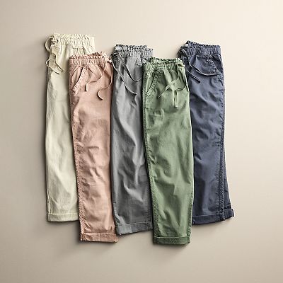 Women's Sonoma Goods For Life® Easy Paper Bag Waist Capri