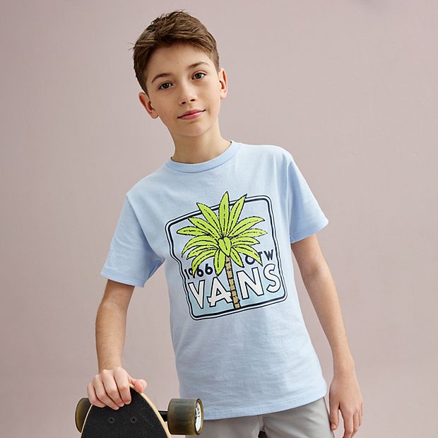 Vans x BABYL L/S Tee【Sサイズ】 Little Kids Double Standard T-Shirt in Bright Azure Blue | Vans