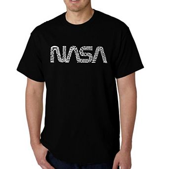 NASA Worm - Men's Word Art T-shirt