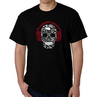 Music Notes Skull - Men's Word Art T-shirt