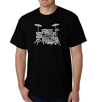 Drums - Men's Word Art T-shirt