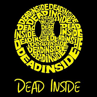 Dead Inside Smile - Men's Word Art T-shirt