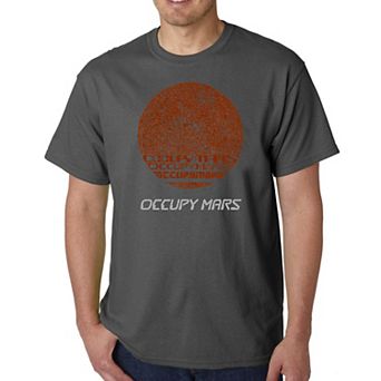 Occupy Mars - Men's Word Art T-shirt