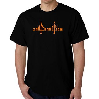 San Francisco Bridge - Men's Word Art T-shirt