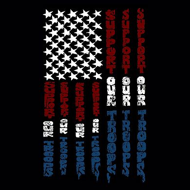 Support Our Troops - Men's Word Art T-shirt