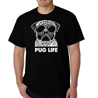 Pug Life - Men's Word Art T-shirt