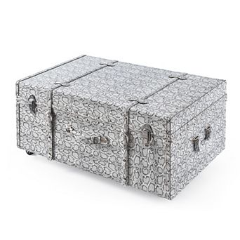 Texture® Brand Faux Snakeskin Storage Trunk