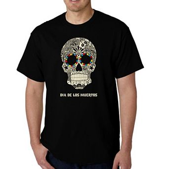 Dia De Los Muertos - Men's Word Art T-shirt