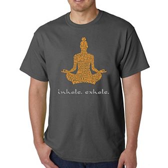 Inhale Exhale - Men's Word Art T-shirt